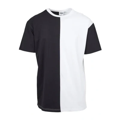 Afbeelding van Urban Classics Oversize Harlequin TEE Tshirt print, Heren, Maat: Small, Black/white