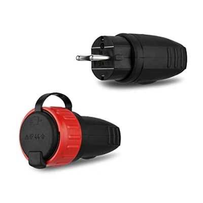 Afbeelding van REV 0502002555 Stekker met randaarde 230 V Zwart IP44