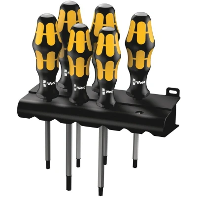 Afbeelding van Wera 6 delige torx schroevendraaierset incl. rack