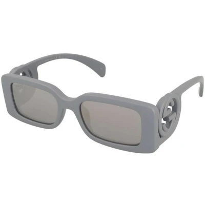 Afbeelding van Gucci Donna GG1325S 011 Occhiali da sole Iniettato Argento Squadrata