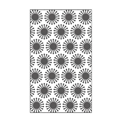 Afbeelding van Vaessen Creative Mini Embossing Folder, Blooms, voor het toevoegen van textuur en dimensie aan plakboekpagina&#039;s, kaarten andere papercraft projecten, 3 x 5 inch