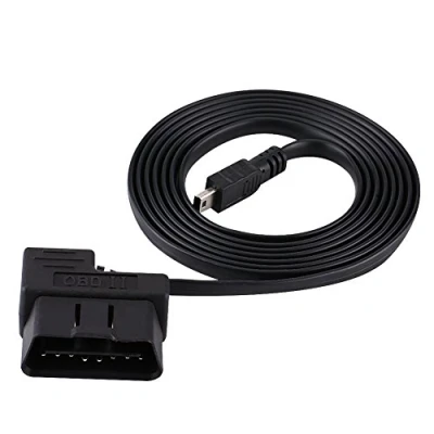 Afbeelding van Tbest OBD kabel USB voor data display, OBD2 diagnose mini USB, auto kabel, 180 cm II EOBD 16pin adapter plug verlengadapter naar