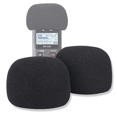 Afbeelding van DR05X Voorruit Schuimfilter Past Tascam DR 05X 05 Draagbare Digitale Recorders, Mic Windscreen Pop Filter van YOUSHARES (2 stuks)