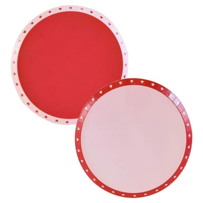 Afbeelding van Valentijn Hartjes Rood &amp; Roze 8 stuks