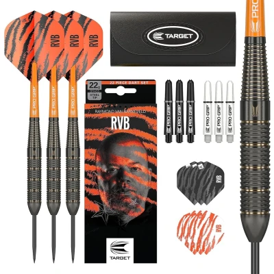 Afbeelding van Target Raymond van Barneveld RVB Brass Set 22 Pieces Dartpijlen Darts