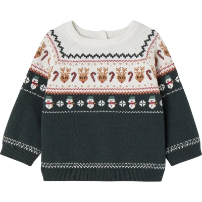 Afbeelding van Vertbaudet Jacquard kerstmistrui