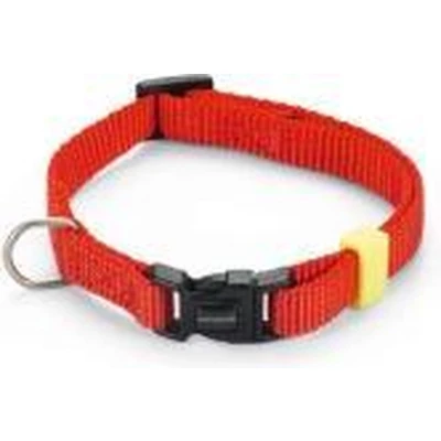 Afbeelding van Beeztees nylon halsband Uni rood 20 30 cm x 10 mm