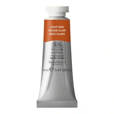 Afbeelding van Winsor &amp; Newton 0105362 Professional Water Colour, fijnste kunstenaars aquarelverf met de hoogst mogelijke pigmentatie, uitstekende lichtechtheid 14ml Tube, Light Red