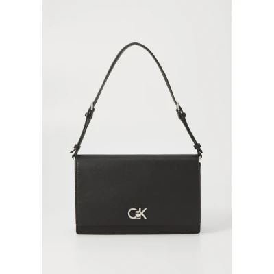 Afbeelding van Calvin Klein Elongated Shoulder BAG Handtas, Dames, Maat: One Size, Black