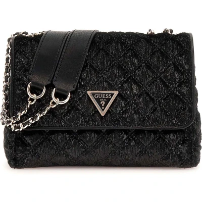 Afbeelding van Guess Giully Convertible Dames Schoudertas Zwart One Size