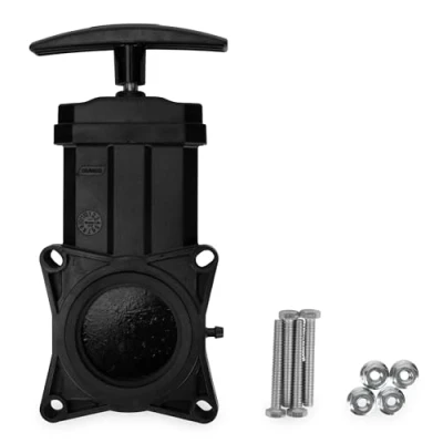 Afbeelding van Camco RV vervangende afvalklep met handvat Voorzien van duurzaam plastic en 1,5 inch diameter klepopening (39503)