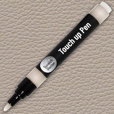 Afbeelding van Scratch Doctor Lederen Touch Up Reparatie Pen Zelfzegel Kleurstof Recolour Krassen &amp; Marks op Autostoelen Interieur (Dakota Oyster)