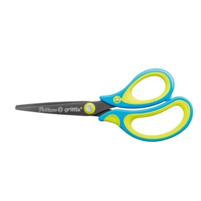 Afbeelding van Pelikan 810241 Schaar griffix SC1BRS, Neon Fresh Blue, spits, rechtshandig
