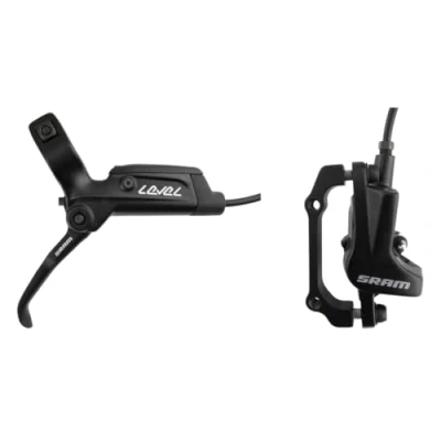 Afbeelding van SRAM Unisex&#039;s Level Achter 1800mm Slang Black160mm G2Cs Rotor (Inclusief Hardware voor is en Post Mount) A1 Schijfrek, Zwart