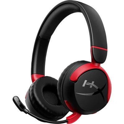 Afbeelding van HyperX Cloud Mini Wireless Gaming Headset Draadloos Zwart Rood Voor Jonge Gamers