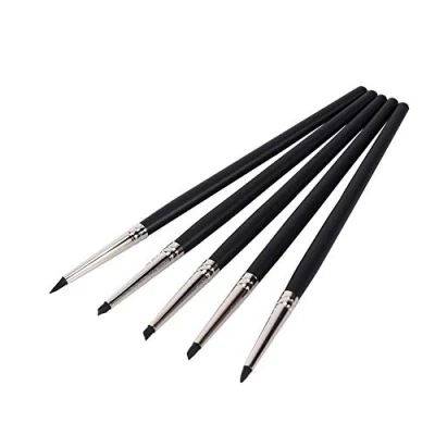 Afbeelding van Clay Pottery Pen Set, 5 stuks siliconen rubber pennen polymeer klei sculpting modelleergereedschap