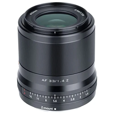 Afbeelding van Viltrox Vaste brandpuntsafstand AF 33 mm F/1.4 Z (Nikon Z, APS C / DX), Objectief, Zwart
