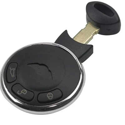 Afbeelding van Sleutelhoes compatibel met MiniCooper S/One/D Clubman Countryman Flip Keychain, 3 Knop Zeer belangrijke Shell Blad