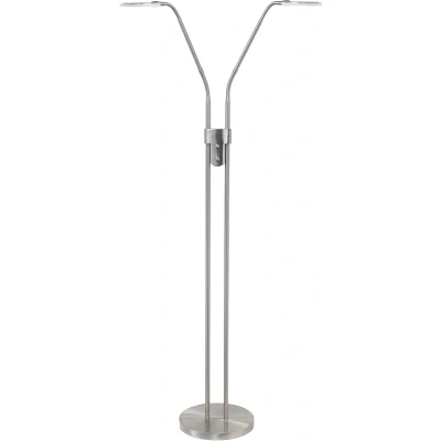 Afbeelding van Highlight Vloerlamp Rodeo 2 lichts mat chroom