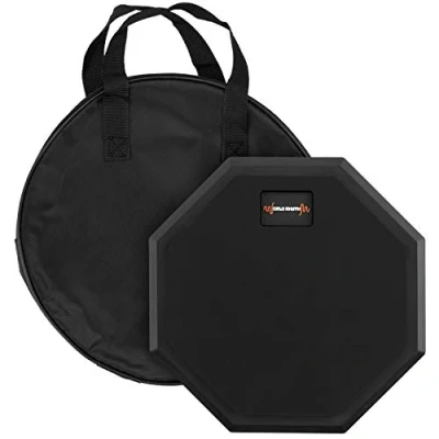 Afbeelding van World Rhythm 8&quot; Drum Practice Pad enkelzijdige stille voor beginners met draagtas