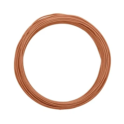 Afbeelding van Vaessen Creative Aluminium Draad Embossed round 2mm 30m Oranje koper