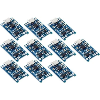 Afbeelding van 10pcs 5V 1A Micro USB 18650 Lithium Battery Charging Board Charger Module