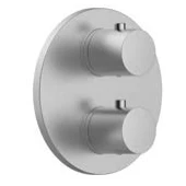 Afbeelding van SB Universale Round Inbouw thermostaatkraan met 2 uitgangen volledig RVS 316 1208955193