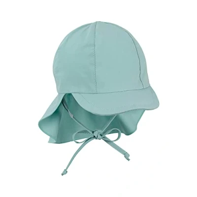 Afbeelding van Sterntaler Peaked cap met nekbescherming licht turkoois