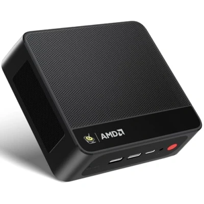 Afbeelding van Beelink SER5 MAX Mini PC met AMD Ryzen 7 6800U, 32GB LPDDR5 RAM, 1TB SSD, 4K@60Hz output, ondersteunt 3 schermen (HDMI/DP/Type C), BT5.2 en Wi Fi6