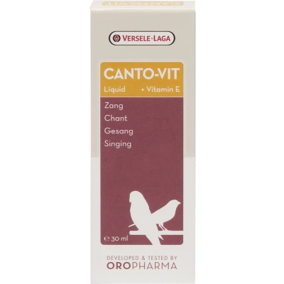 Afbeelding van Versele Laga Oropharma Canto Vit Liquid Zang&amp;Vitamine E Vogelsupplement 30 ml