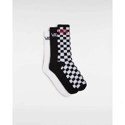 Afbeelding van Vans Classic CREW 3PACK Sokken, Heren, Maat: 42.5 47, Black white