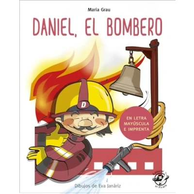 Afbeelding van Aprender a leer en letra MAYSCULA e imp Daniel el bombero