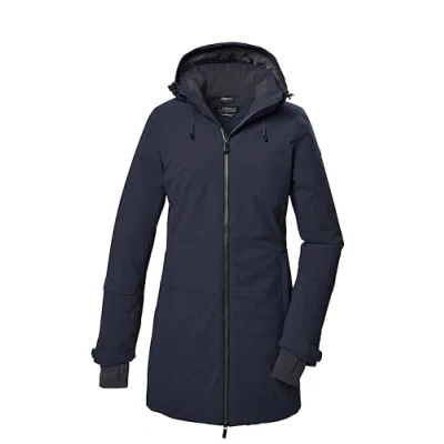 Afbeelding van killtec Dames functionele parka/parka met capuchon KOW 307 WMN PRK, donker navy, 40, 41821 000