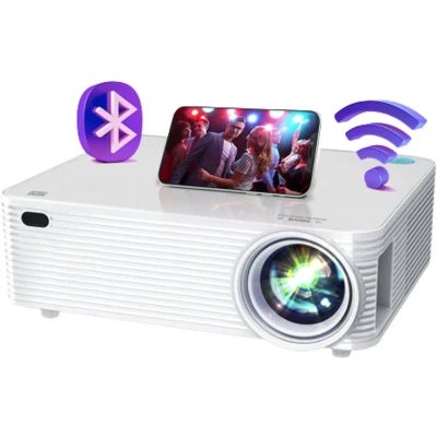 Afbeelding van Chesto Beamer Android 9.0 FULL HD (4K Ondersteuning) 10.000 Lumen Inclusief draagtas