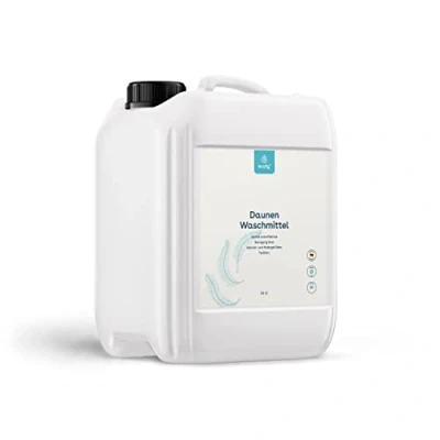 Afbeelding van eco:fy Donswasmiddel vloeibaar wasmiddel reinigt verzorgt donzen veren donsvest donsdekbed donskussen (5 liter)