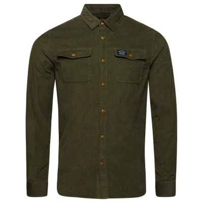 Afbeelding van Superdry Trails Overhemd, Heren, Maat: XXL, Dark moss green