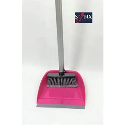Afbeelding van Synx Tools Stoffer &amp; blik Maria Paars set en open model met lange