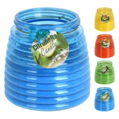 Afbeelding van Citronella kaars in pot Groen