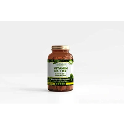 Afbeelding van vitamine D3 5.000 I.E. + K2 200 mcg 180 tabletten