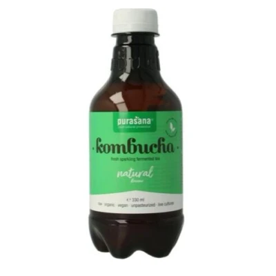Afbeelding van 6x Purasana Kombucha Natuur 330 ml