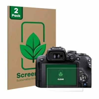 Afbeelding van ScreenLeaf Screenprotector voor Canon EOS R10 Duurzame schermbescherming Folie Beschermfolie transparant (2 Stuks)