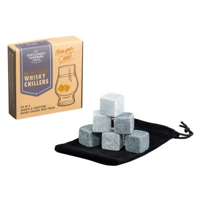 Afbeelding van Gentlemen&#039;s Hardware Koelstenenset Whiskey Grijs 6 Stuks