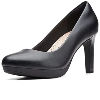 Afbeelding van Clarks Ambyr Joy Pumps voor dames, zwart leder, 41 EU