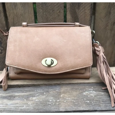 Afbeelding van Bag2Bag Schoudertasje Napels Camel
