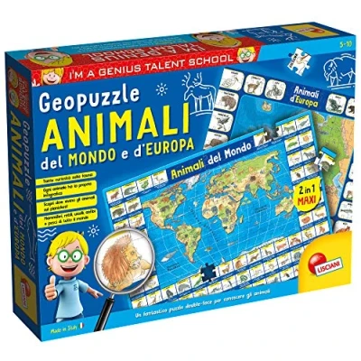 Afbeelding van Lisciani Giochi I&#039;m a Genius Dieren, Geopule, meerkleurig, 80748