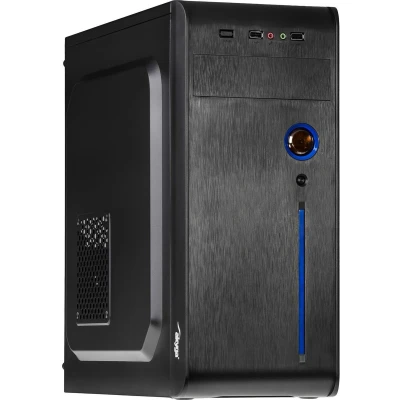 Afbeelding van Akyga AK939BL computerbehuizing Midi Tower Zwart