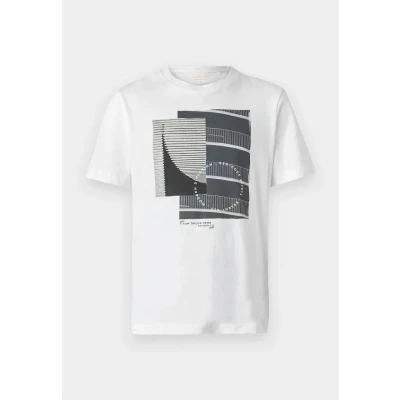 Afbeelding van TOM Tailor Photo Print Tshirt print, Heren, Maat: XXL, White
