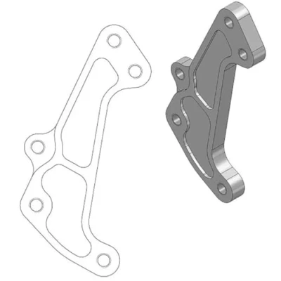 Afbeelding van Moto Master Remklauw Adapterplaat 211065 Spare Part For 320MM