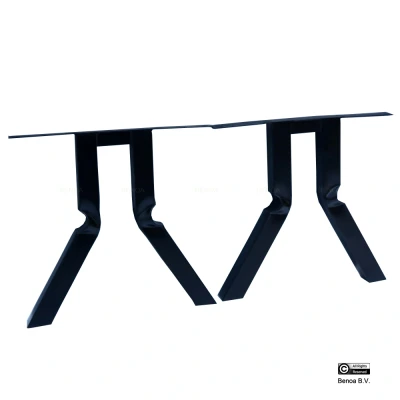 Afbeelding van Iron Dining Table Y Leg Set of 2