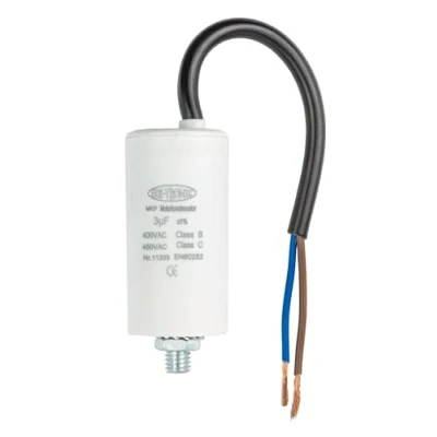 Afbeelding van Condensator startcondensator motorcondensator werkcondensator kabel 3µF 450V